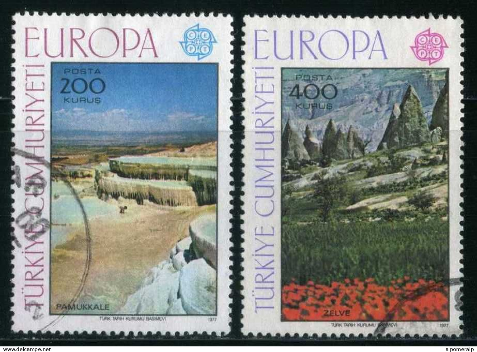 Türkiye 1977 Mi 2415-2416 Europa Cept - Oblitérés