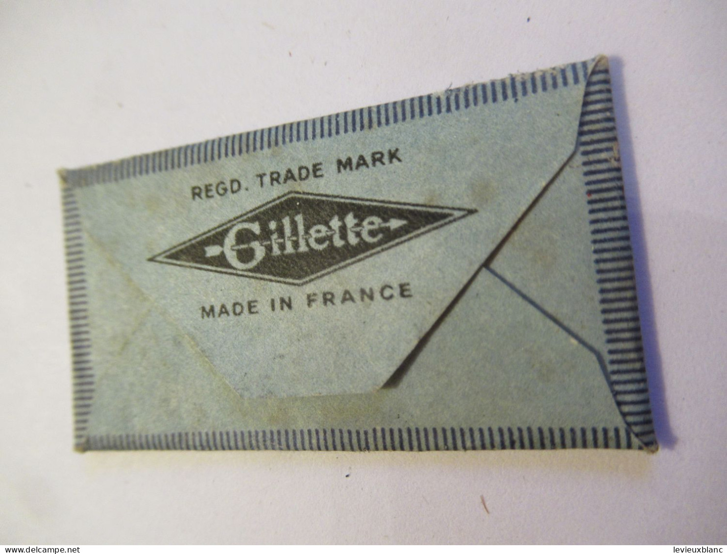 1 Lame De Rasoir / Blue GILLETTE Blade/King Gillette/ Made In France /Vers 1950-1960  PARF252 - Lames De Rasoir