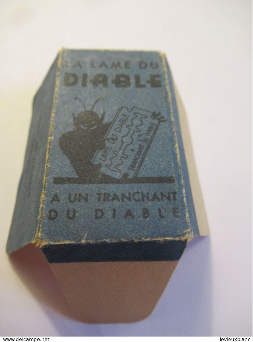 1 Lame De Rasoir / La Lame Du DIABLE/à Un Tranchant Du Diable /Made In France /Vers 1930-1940  PARF253 - Hojas De Afeitar