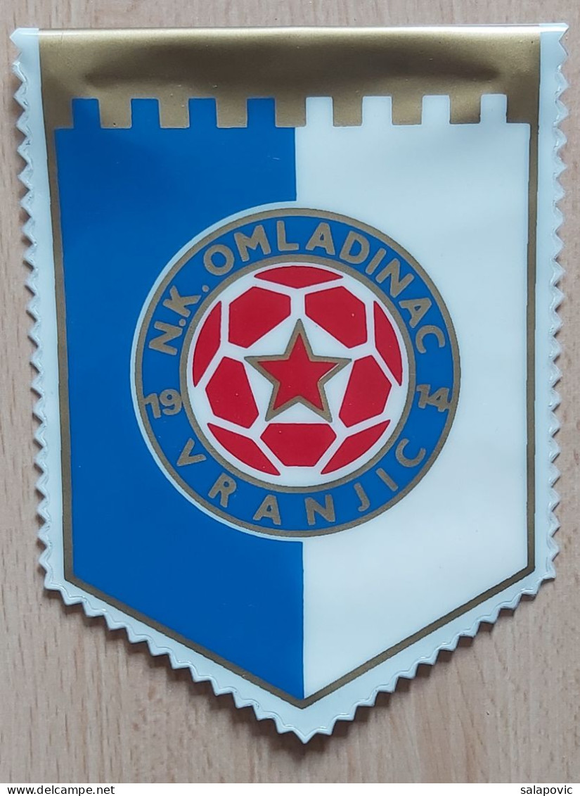 NK OMLADINAC VRANJIC CROATIA, Football Club Football Fussball Soccer Calcio PENNANT ZS 1 KUT - Abbigliamento, Souvenirs & Varie