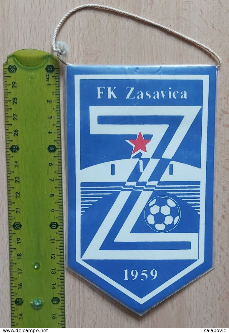 FK ZASAVICA, Football Club Football Fussball Soccer Calcio PENNANT ZS 1 KUT - Bekleidung, Souvenirs Und Sonstige