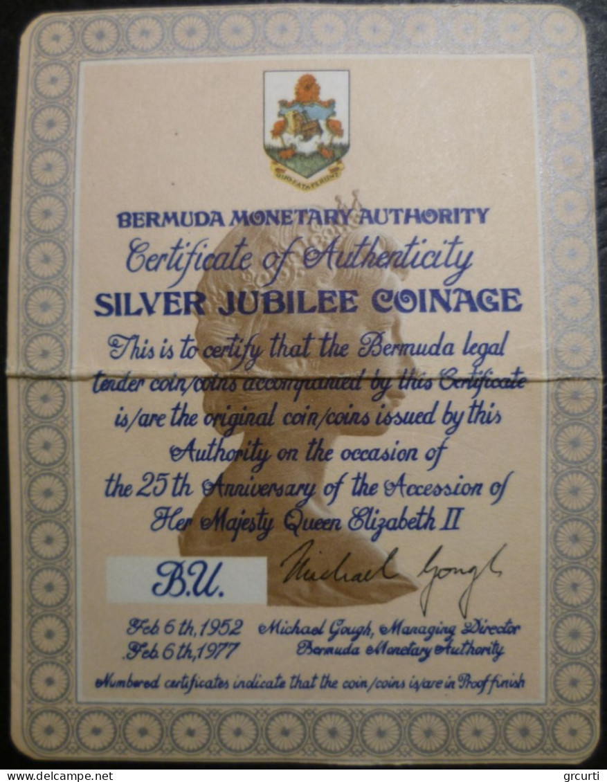 Bermuda - 25 Dollars 1977 - Giubileo D'argento Della Regina Elisabetta II - KM# 25 - Bermuda