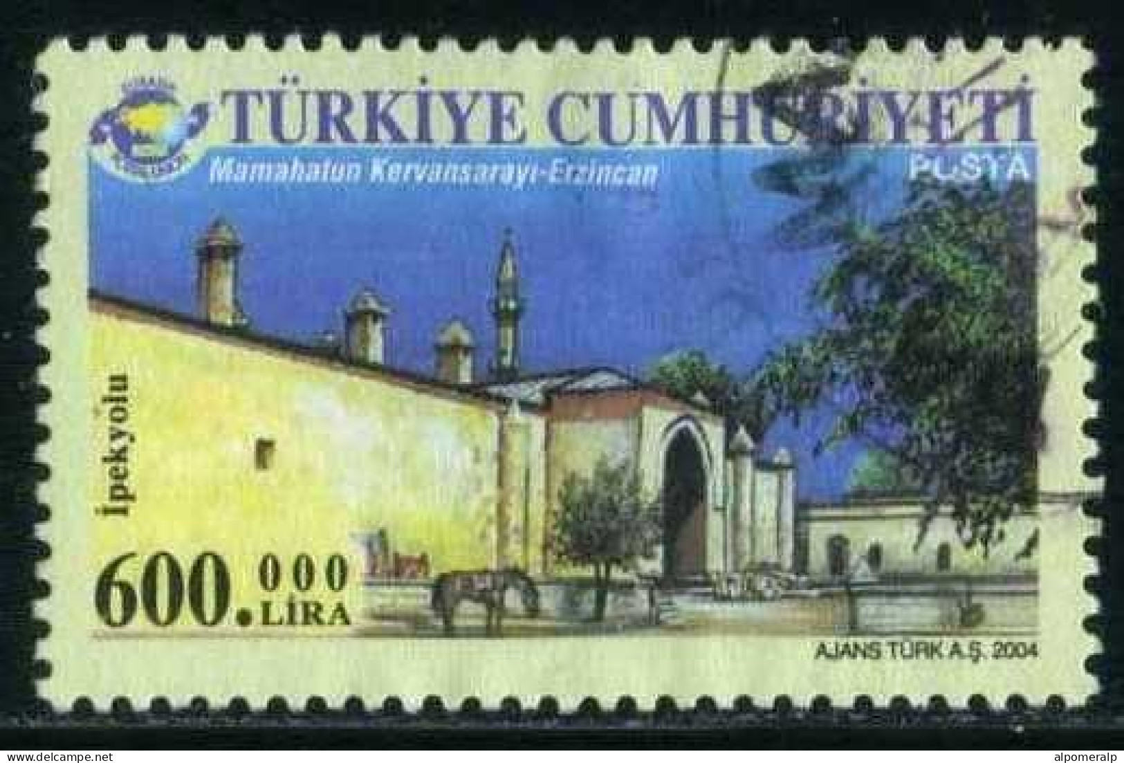 Türkiye 2004 Mi 3382 Mamahatun Caravansary, Erzincan |  Eurasian Postal Union: Silk Road - Used Stamps