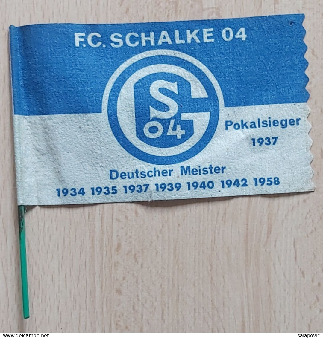 FC Schalke 04 Germany, Football Club Football Fussball Soccer Calcio PENNANT ZS 1 KUT - Apparel, Souvenirs & Other