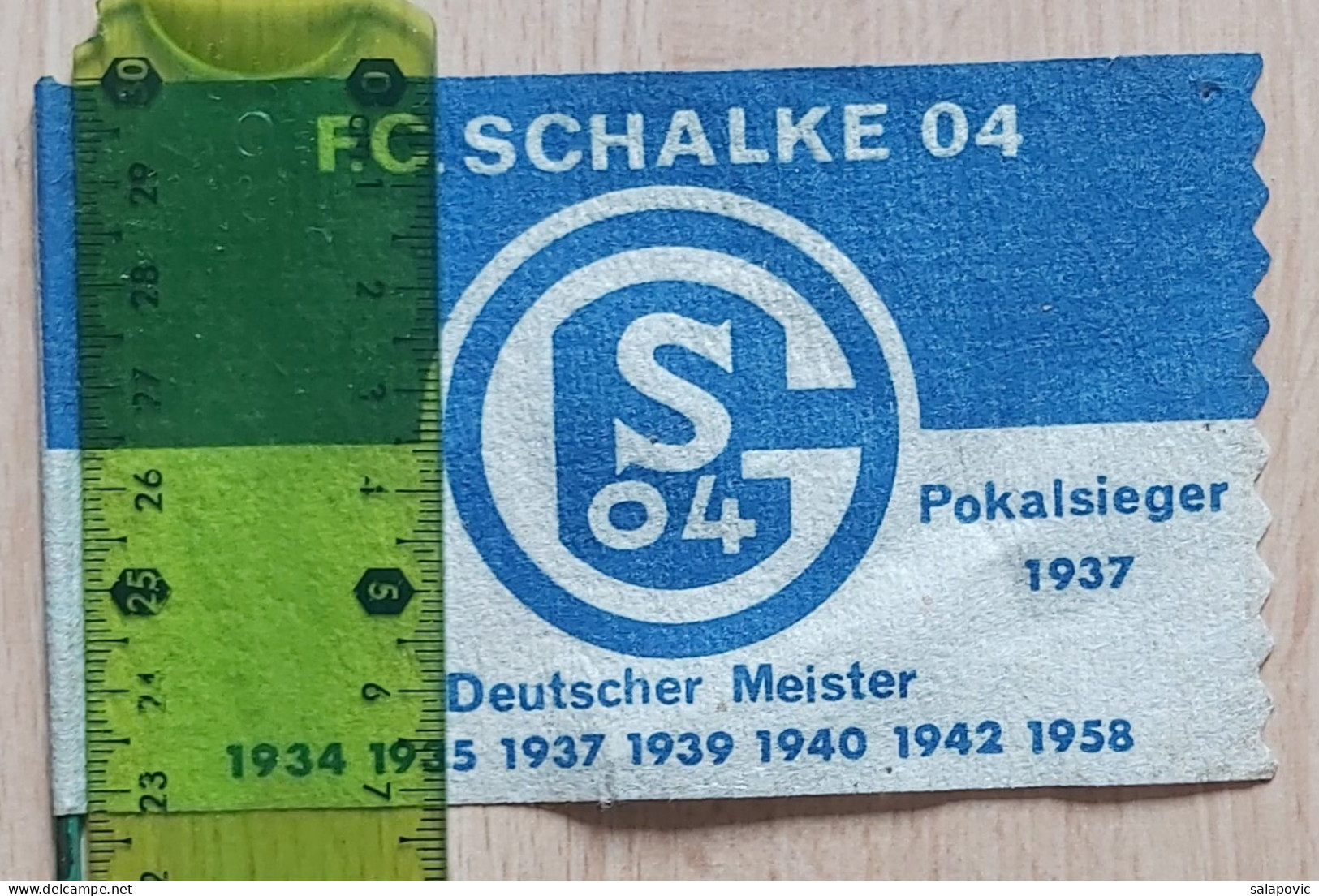 FC Schalke 04 Germany, Football Club Football Fussball Soccer Calcio PENNANT ZS 1 KUT - Bekleidung, Souvenirs Und Sonstige