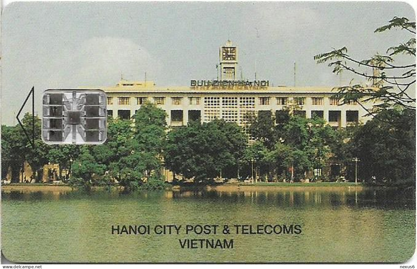 Vietnam - CP&T (Chip) - Hanoi City Post & Telecoms Vietnam, SC7, 1993, 40.000₫, Used - Vietnam