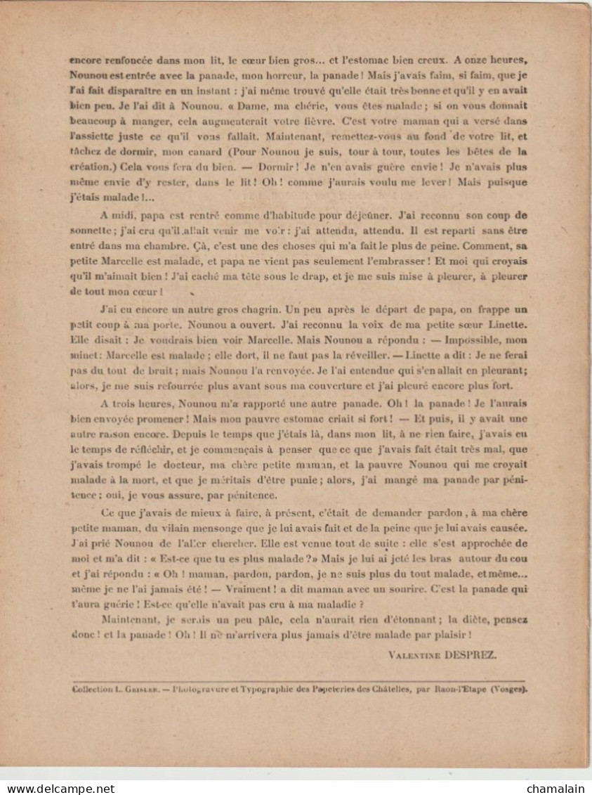 Ancien Protège-cahier - Dessins Signés Jack ABEILLE 98 - 1898 - 2° Série (Filles). - Protège-cahiers