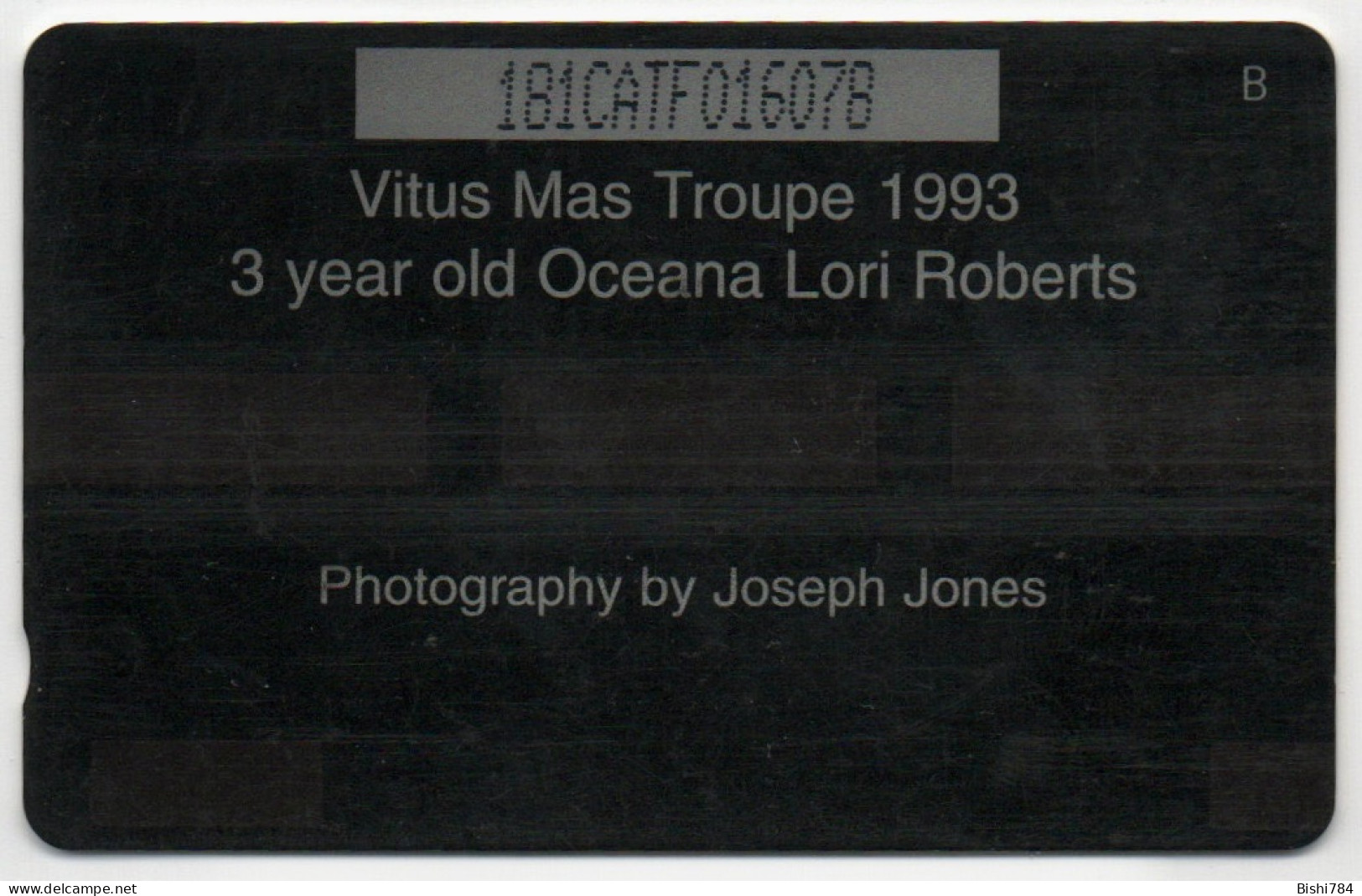 Antigua & Barbuda - Vitus Mas Troupe 1993 - 181CATF (control Number Short With Regular 0) - Antigua And Barbuda