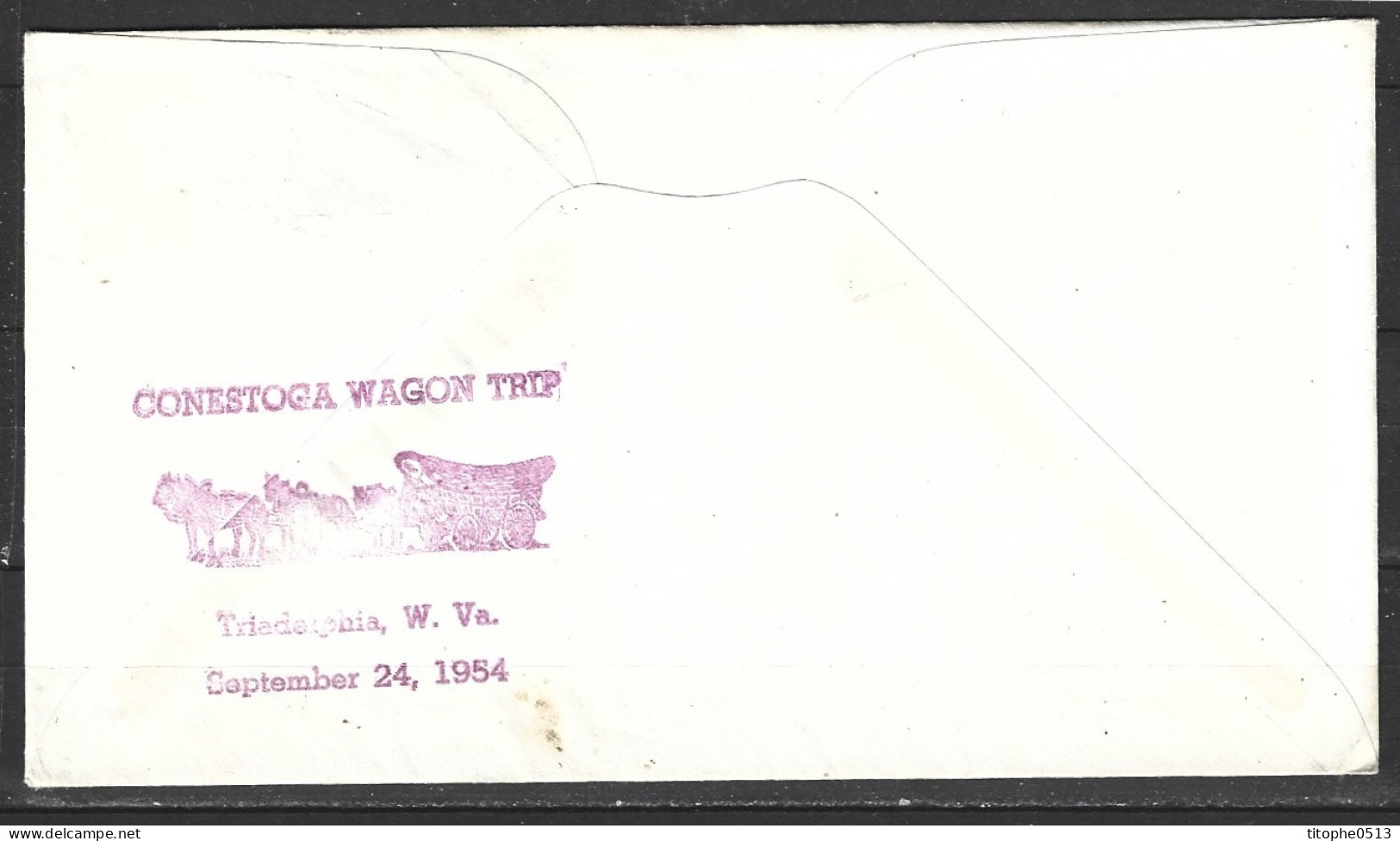 USA. Enveloppe Commémorative De 1954. Conestoga Wagon Trip/Claysville - Triadelphia - Wheeling. - Diligences