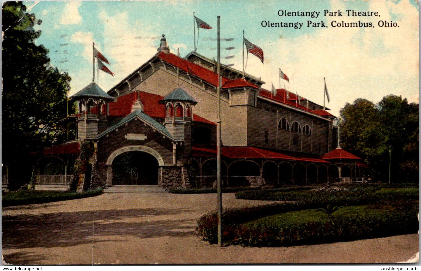 Ohio Columbus Olentangy Park Olentangy Park Theatre 1913 - Columbus