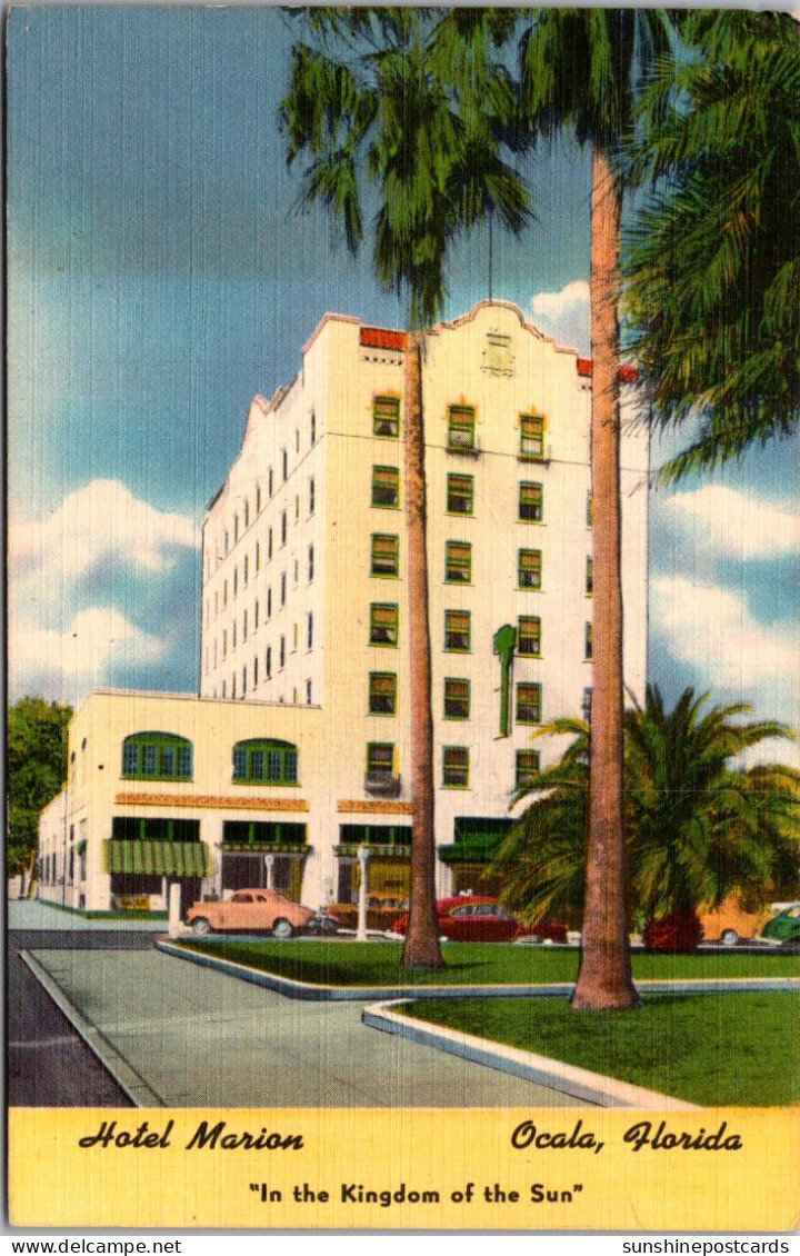 Florida Ocala Hotel Marion 1956 - Ocala