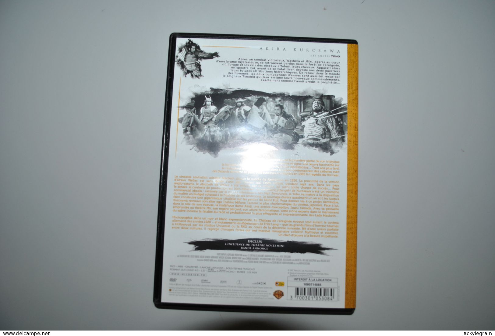 DVD "Chateau Araignée"/Kurosawa Langues Japonais/français Comme Neuf Vente En Belgique Uniquement Envoi Bpost 3 € - Classiques