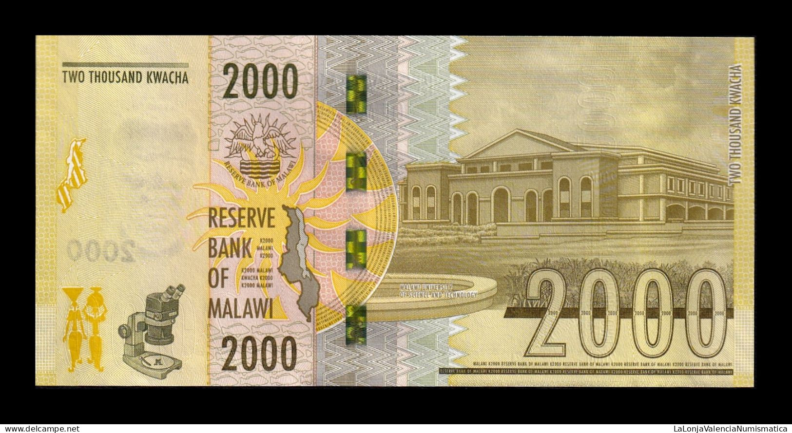 Malawi 2000 Kwacha 2021 Pick 69e Sc Unc - Malawi