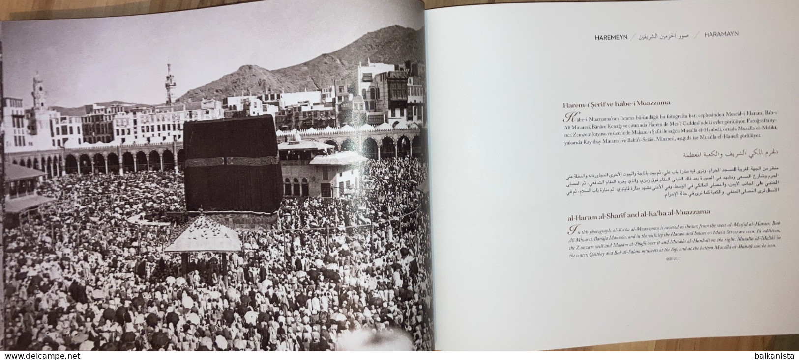 Arabia Mecca Kaaba Haremeyn Medina Photos Ottoman Period Special Album 41x28 cm