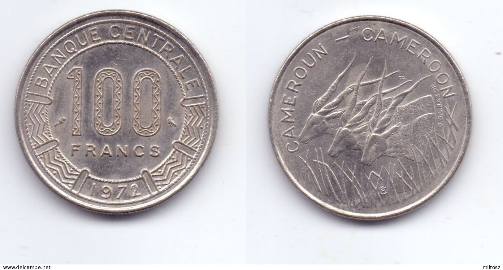 Cameroon 100 Francs 1972 KN#16 - Kamerun