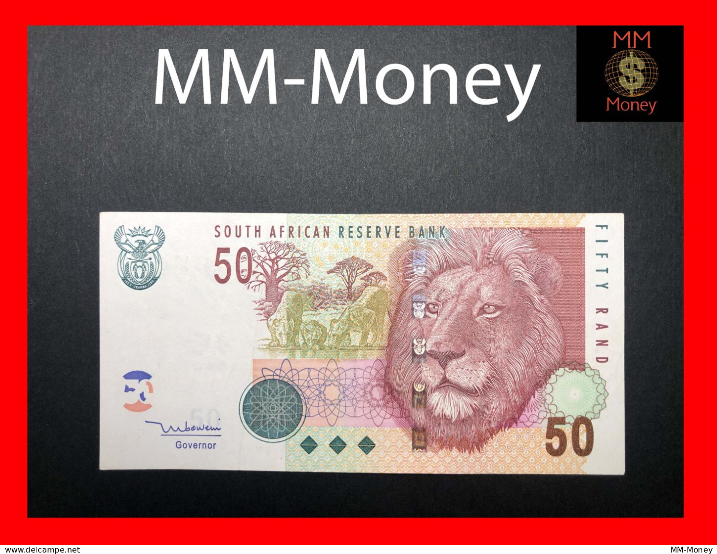 SOUTH AFRICA  50 Rand  2005  P. 130   "sig. Mboweni"     XF - Afrique Du Sud