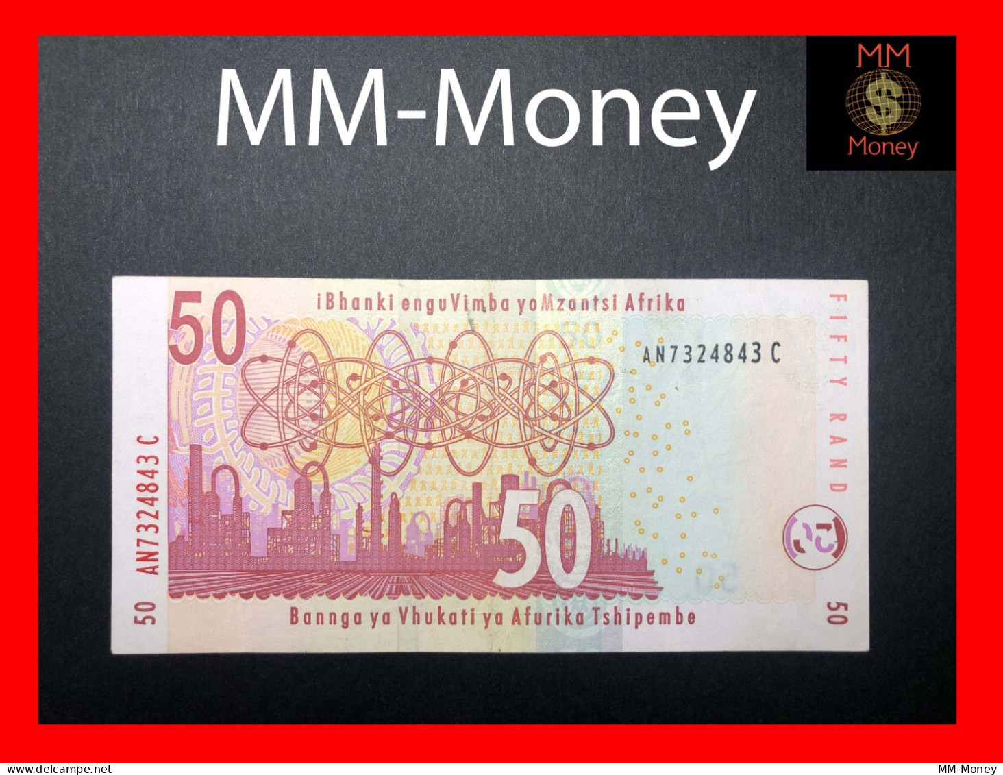 SOUTH AFRICA  50 Rand  2005  P. 130   "sig. Mboweni"     XF - South Africa
