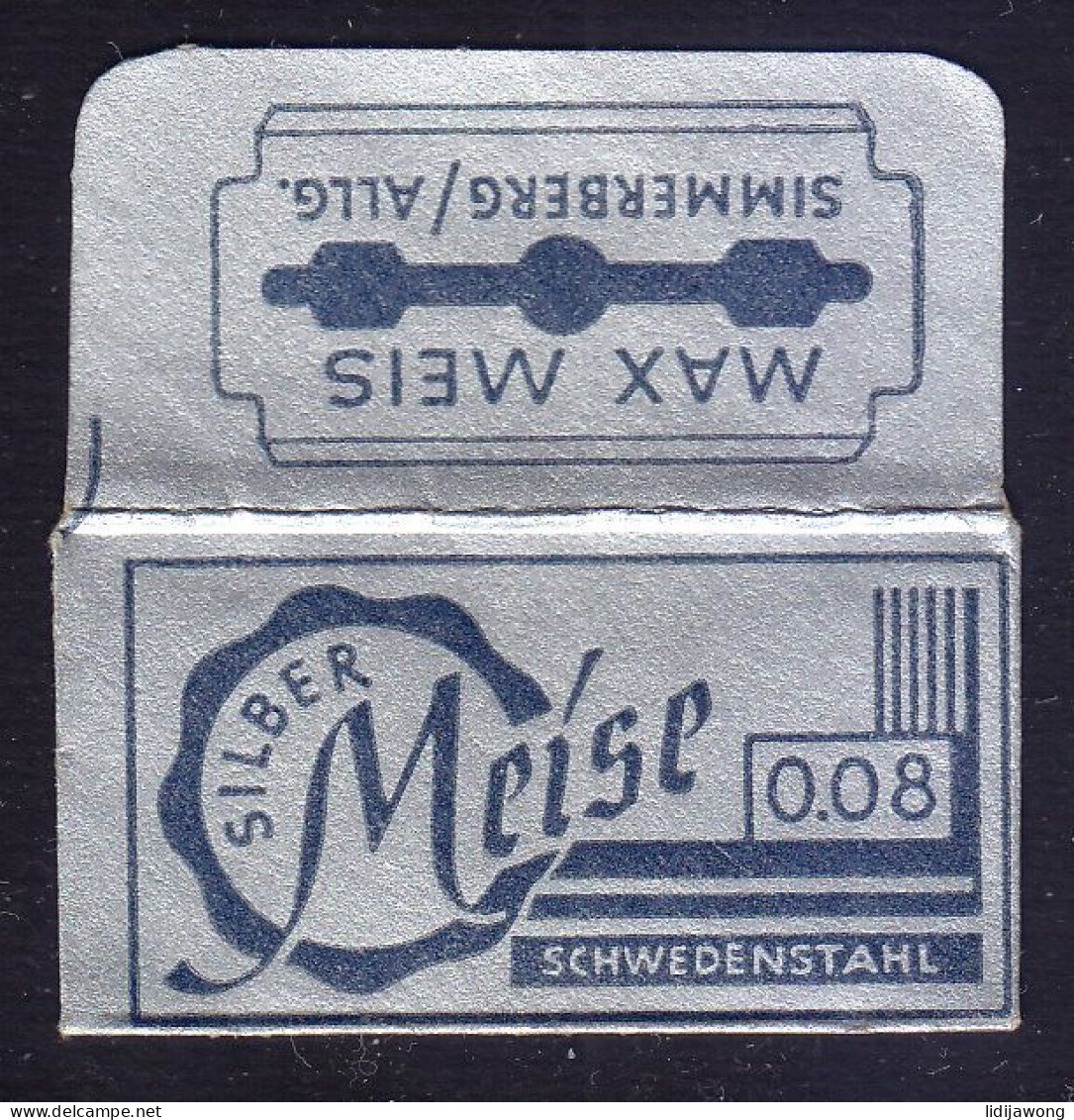 "SILBER MEISE" Razor Blade Old Vintage WRAPPER (see Sales Conditions) - Lames De Rasoir