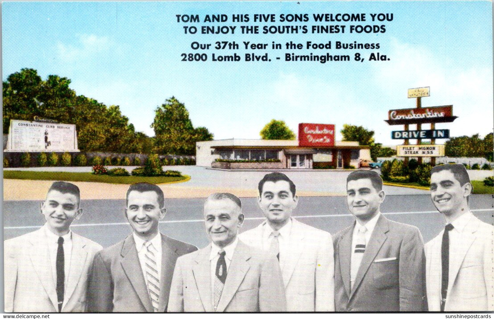 Alabama Birmingham Constantine Drive In Restaurant - Sonstige & Ohne Zuordnung