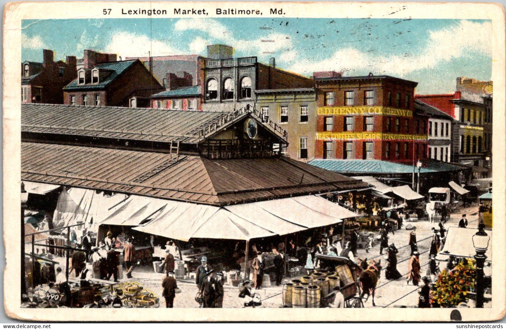 Maryland Baltimore Lexington Market 1919 - Baltimore