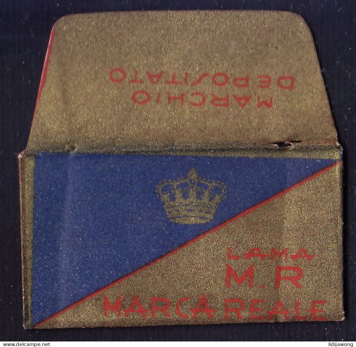 "M. R." Razor Blade Old Vintage WRAPPER (see Sales Conditions) - Lames De Rasoir