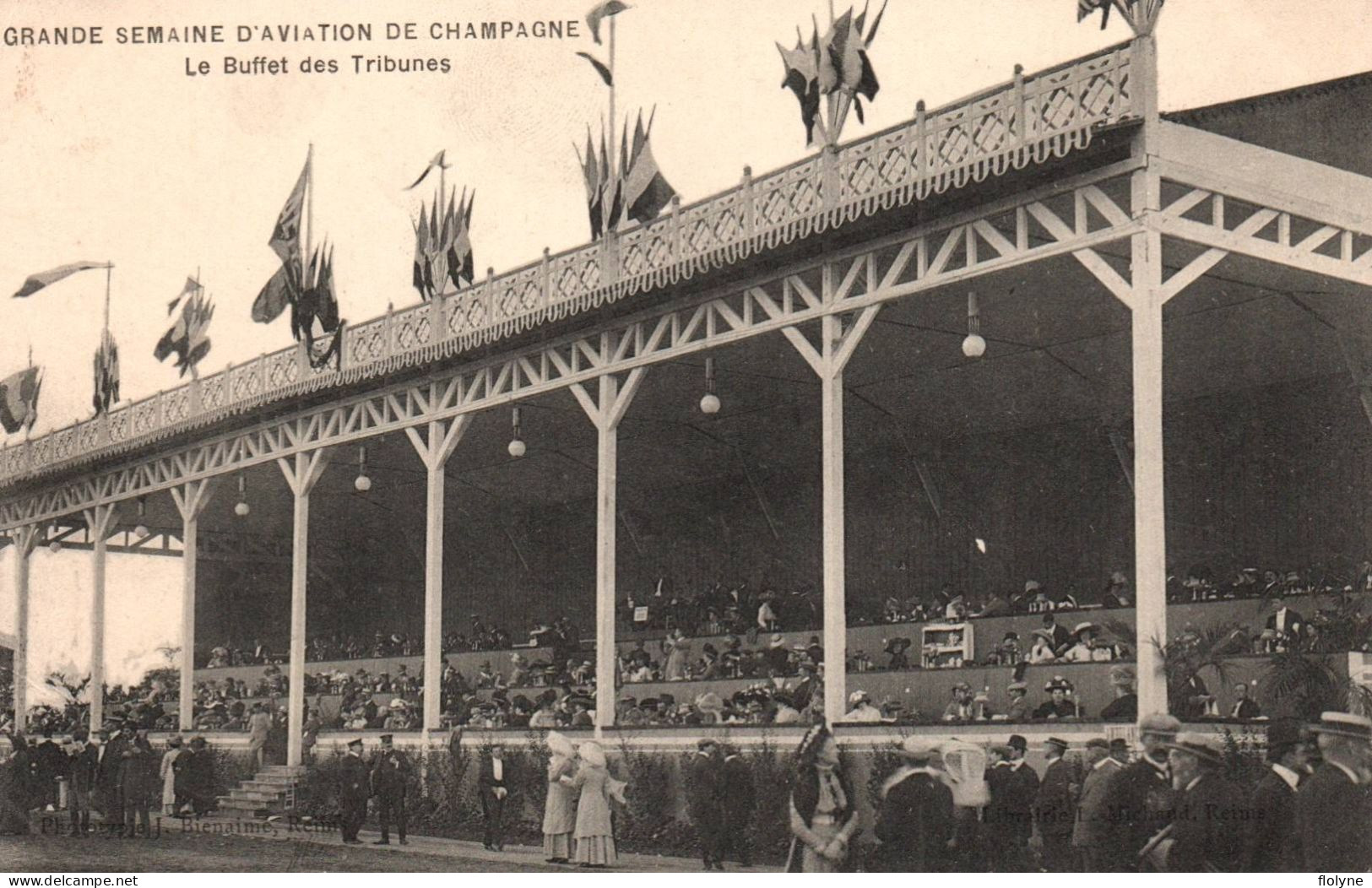 Reims - Grande Semaine D'aviation De Champagne - Le Buffet Des Tribunes - Reims