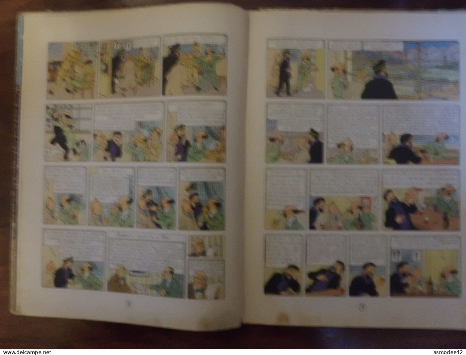 TINTIN  OBJECTIF LUNE    1953   MAUVAIS ETAT COMPLET