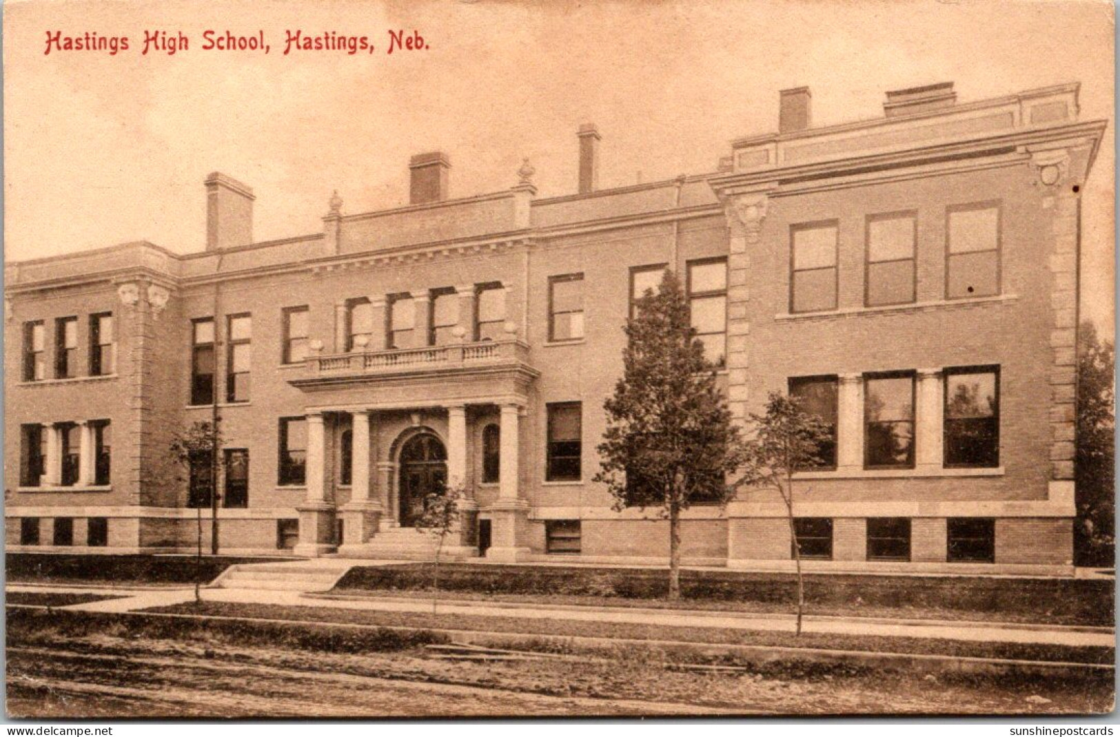 Nebraska Hastings High School 1908 - Hastings