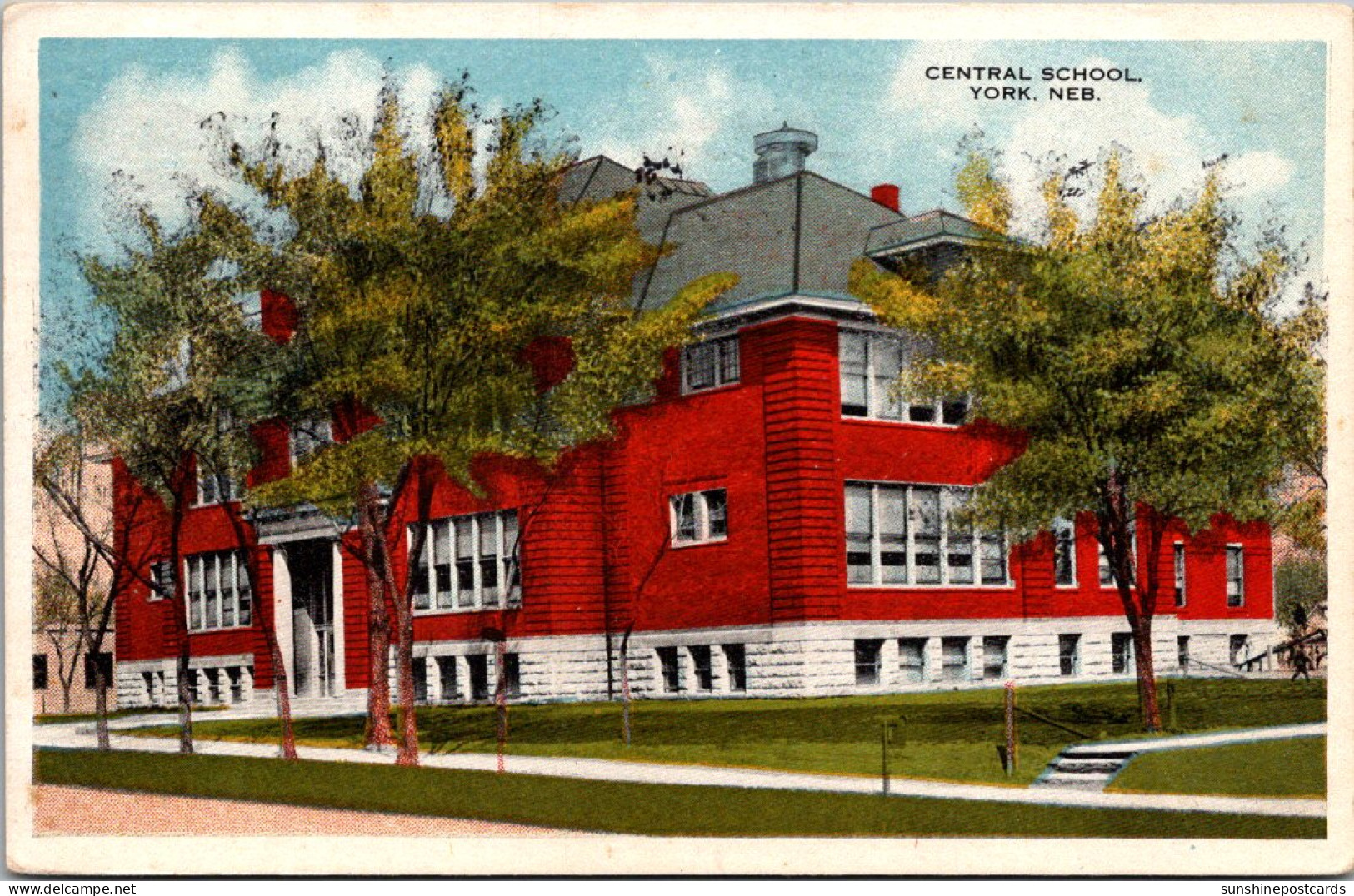 Nebraska York Central School 1911 - Andere & Zonder Classificatie