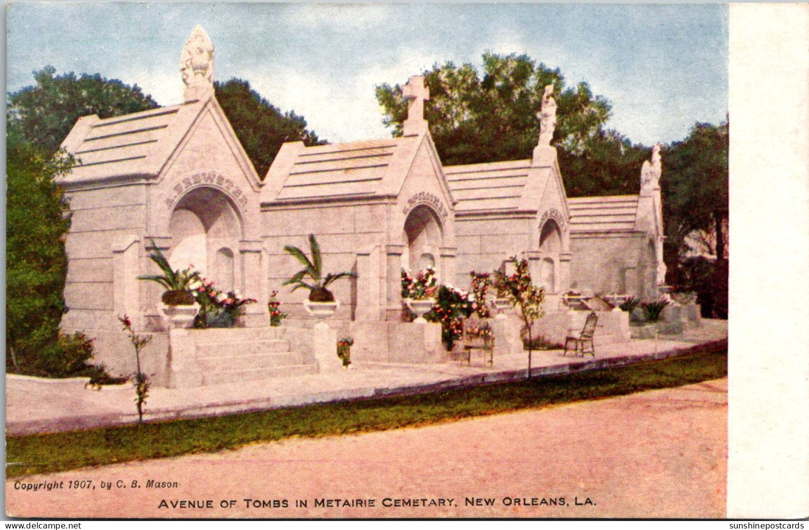 Louisiana New Orleans Metairie Cemetery Avenue Of Tombs  - New Orleans