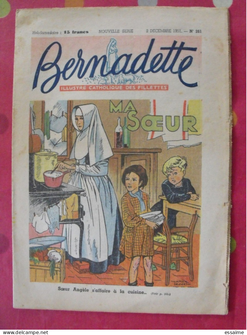 Bernadette N° 261 De 1951. Manon Lessel Loys De La Pintière. à Redécouvrir - Bernadette