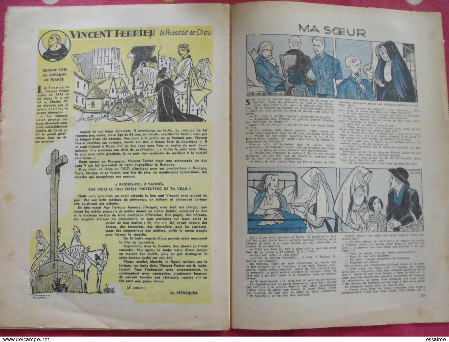 Bernadette N° 261 De 1951. Manon Lessel Loys De La Pintière. à Redécouvrir - Bernadette