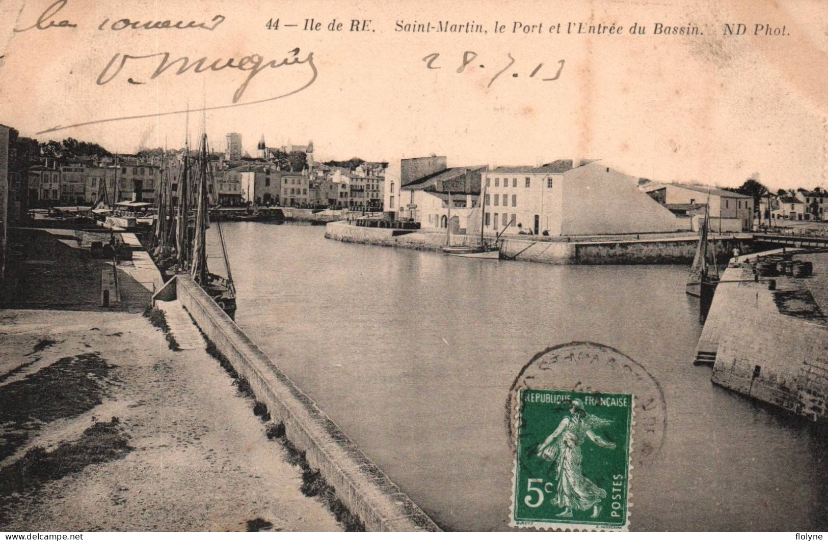 Ile De Ré - Saint Martin - Le Port Et L'entrée Du Bassin - Saint-Martin-de-Ré