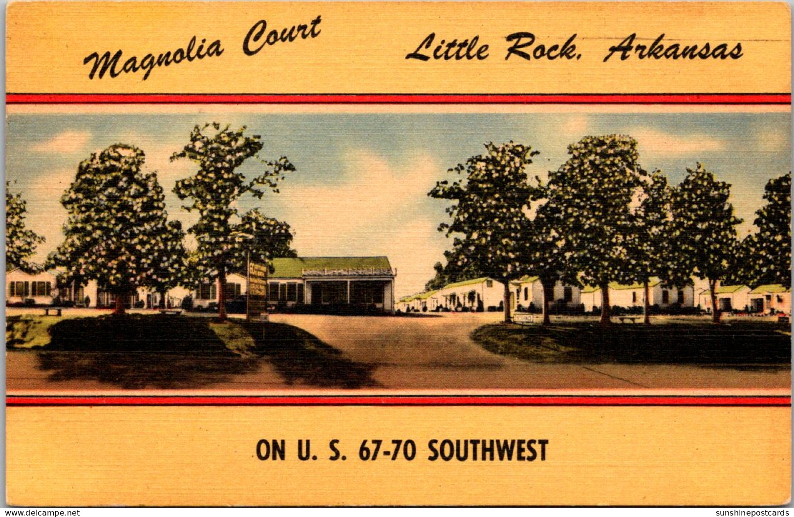 Arkansas Little Rock Magnolia Court 1947 - Little Rock