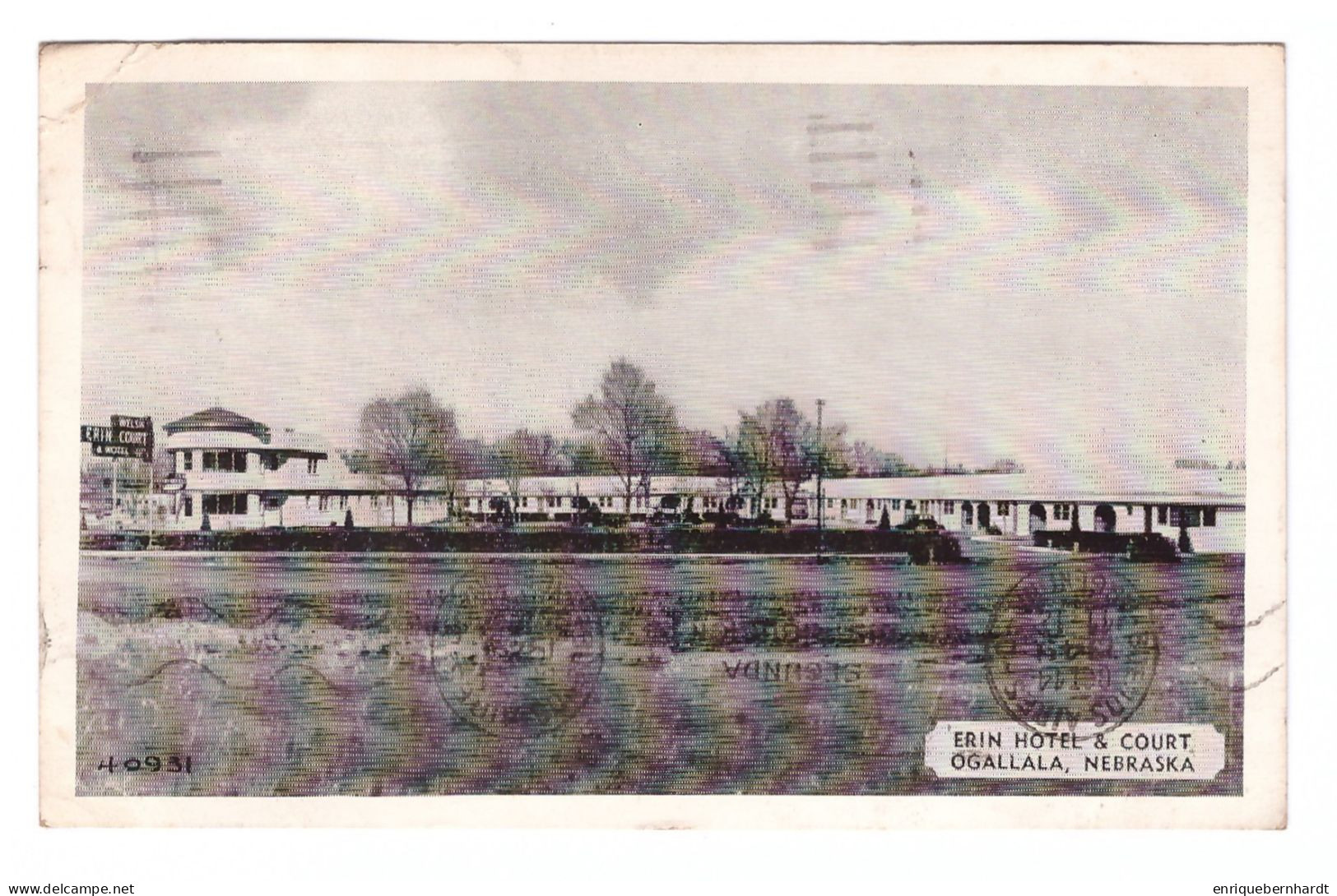 UNITED STATES // NEBRASKA // OGALLALA // ERIN HOTEL & COURT // 1949 - Otros & Sin Clasificación