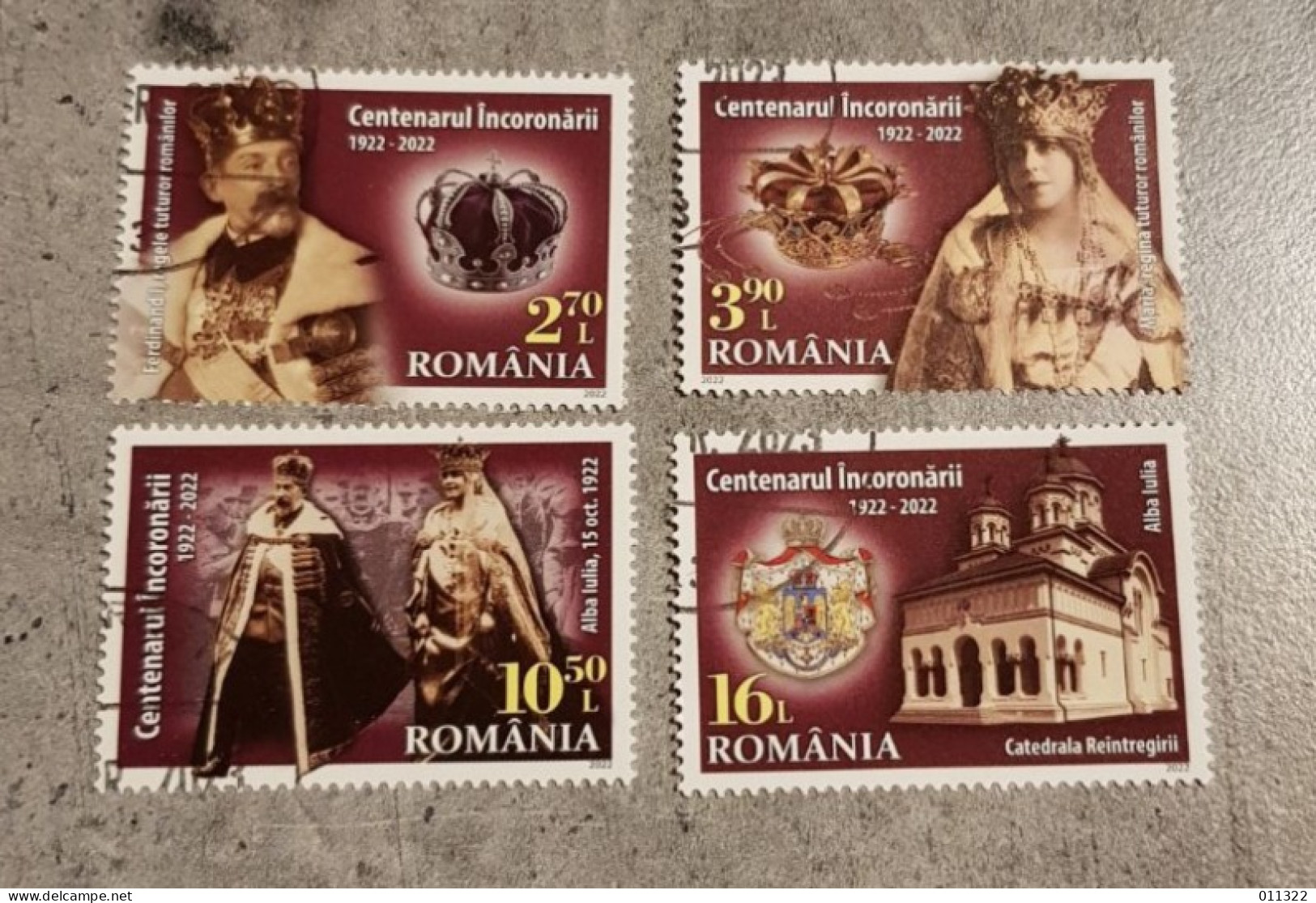 ROMANIA CENTENARY OF THE CORONATION SET USED - Oblitérés