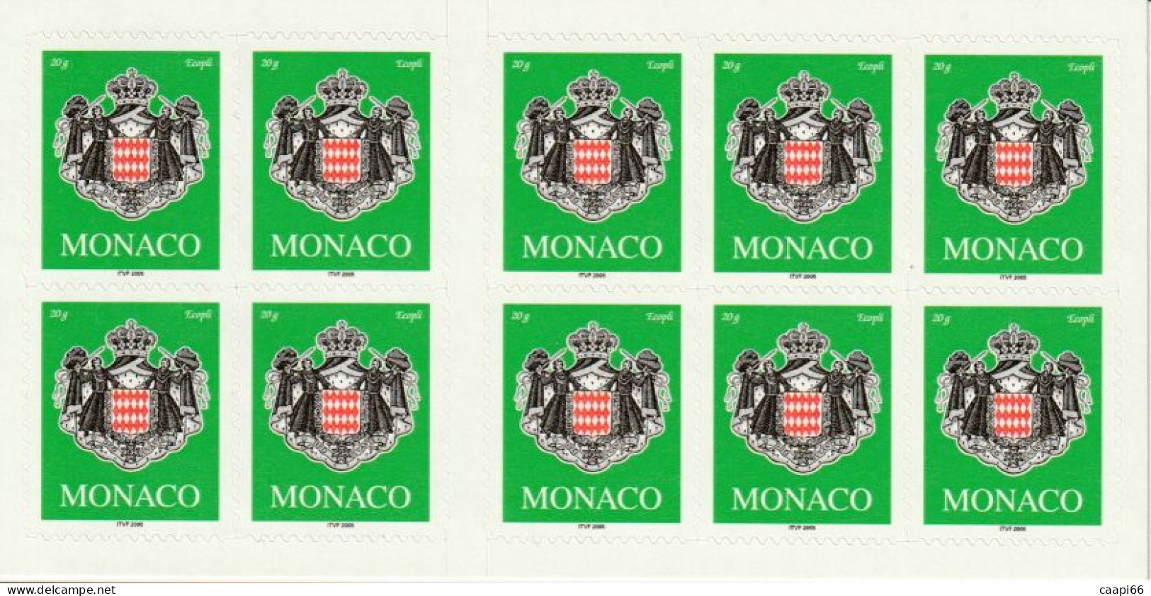 MONACO 2005 - CARNET 10 X N°2502 - NEUF - Booklets