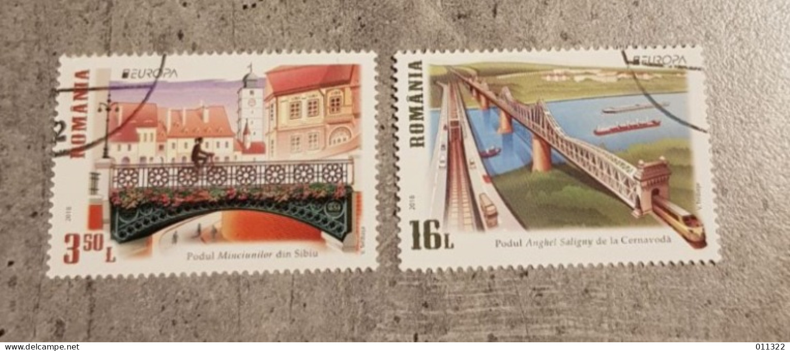 ROMANIA BRIDGES EUROPA SET USED - Used Stamps