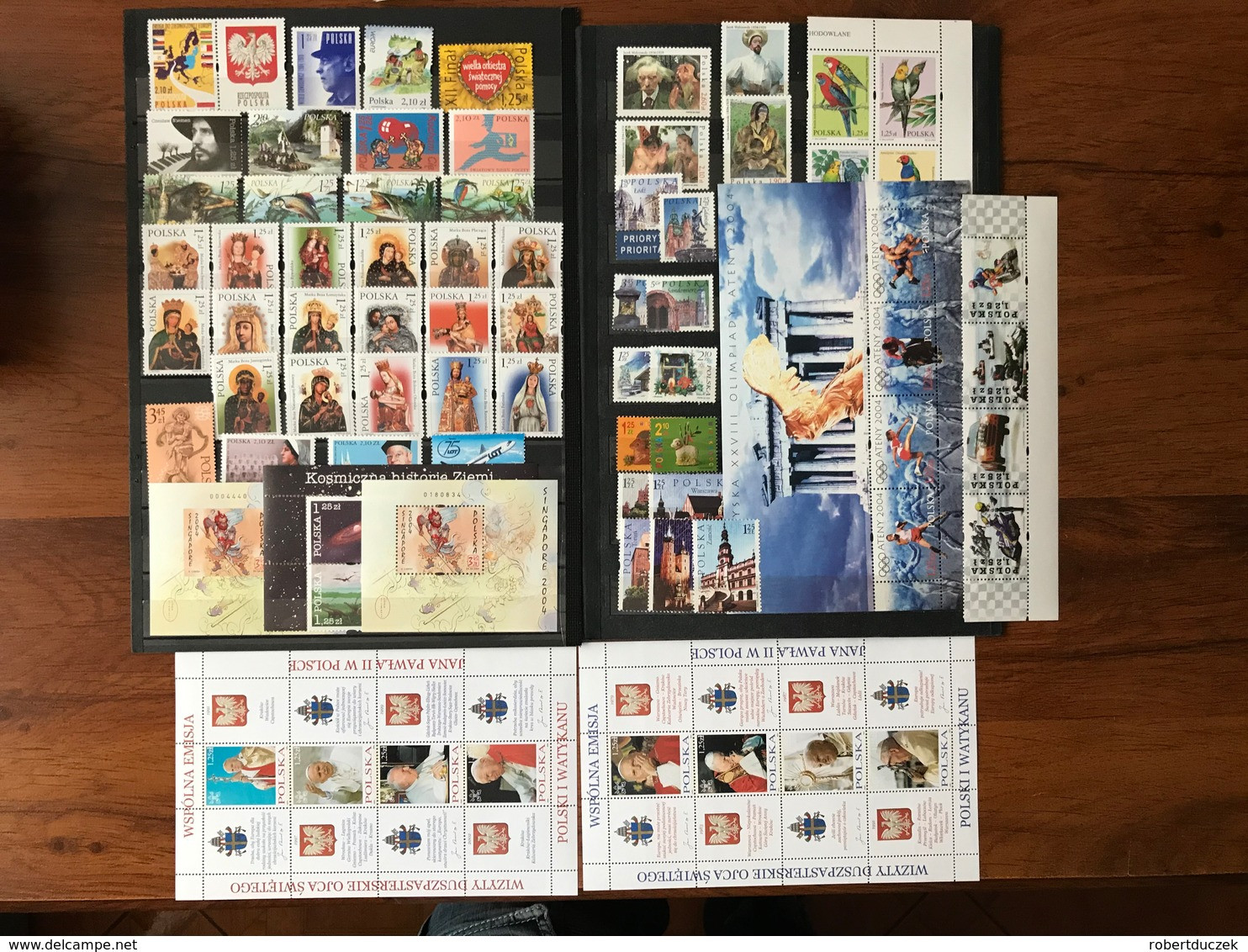 Poland 2004. Complete Year Set .70 Stamps And 5 Souvenir Sheets. MNH - Ganze Jahrgänge