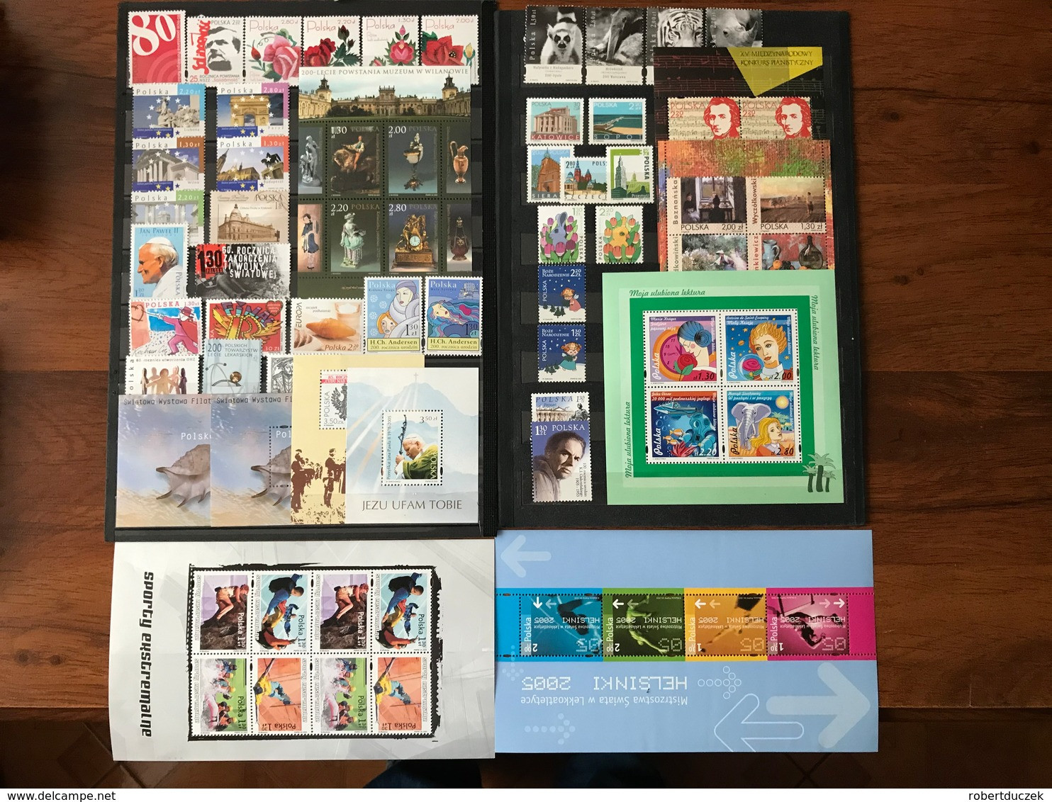 Poland 2005. Complete Year Set. 42 Stamps And 9 Souvenir Sheets. MNH - Full Years