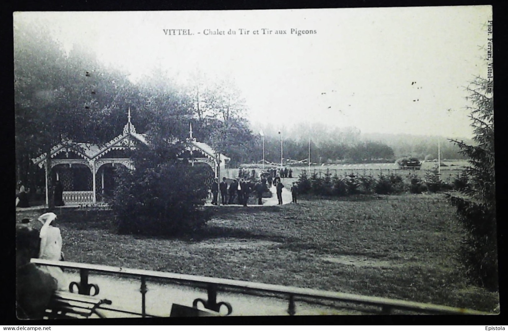 ► CPA  - VITTEL - Le Chalet Du Tir Au Pigeon. 1906 - Shooting (Weapons)