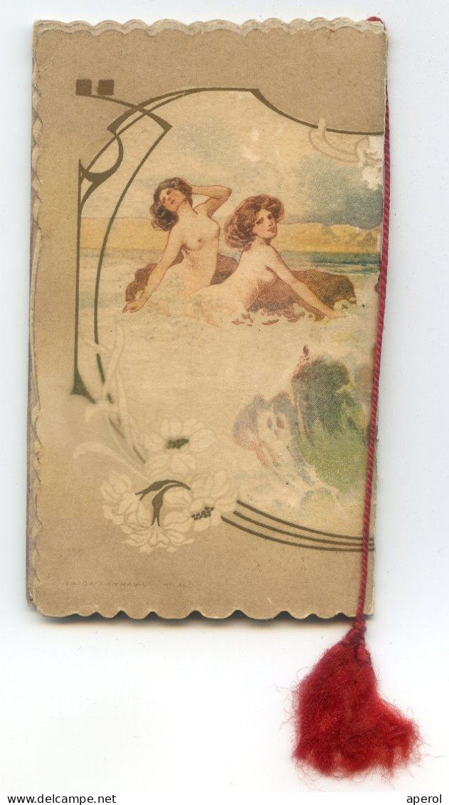 1912 CALENDARIETTO Liberty - La LEGGENDA Di NARCISO - Almanacco Pubblicitario - Small : 1901-20