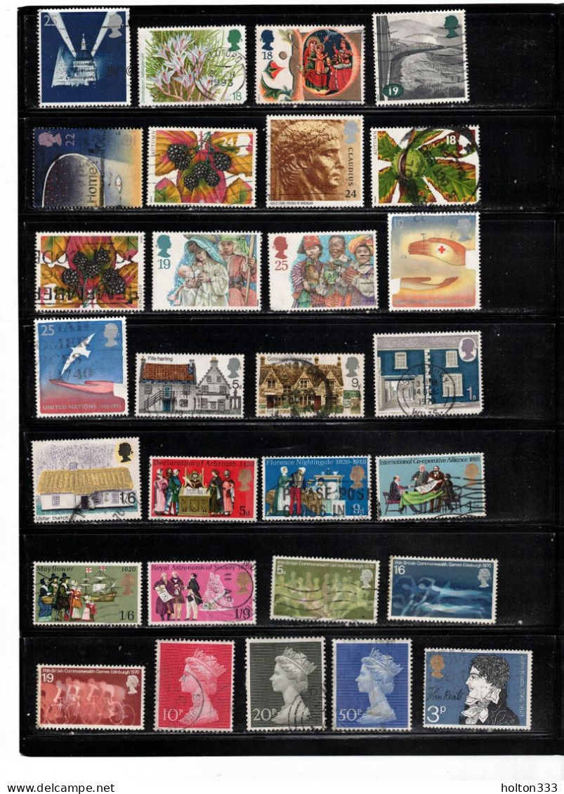 GREAT BRITAIN - Over 520 Different Used Stamps From 1970s & 80s - Good Value - Verzamelingen