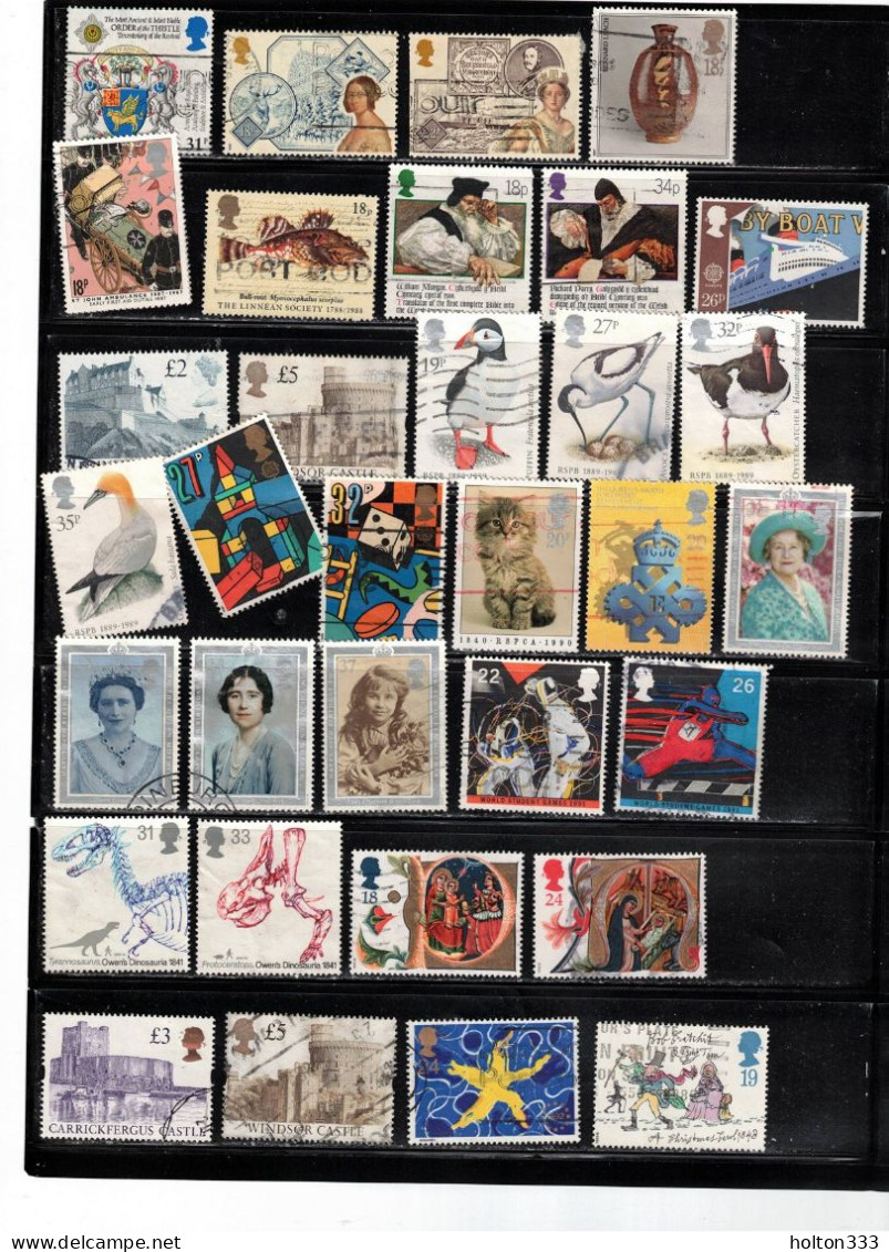 GREAT BRITAIN - Over 520 Different Used Stamps From 1970s & 80s - Good Value