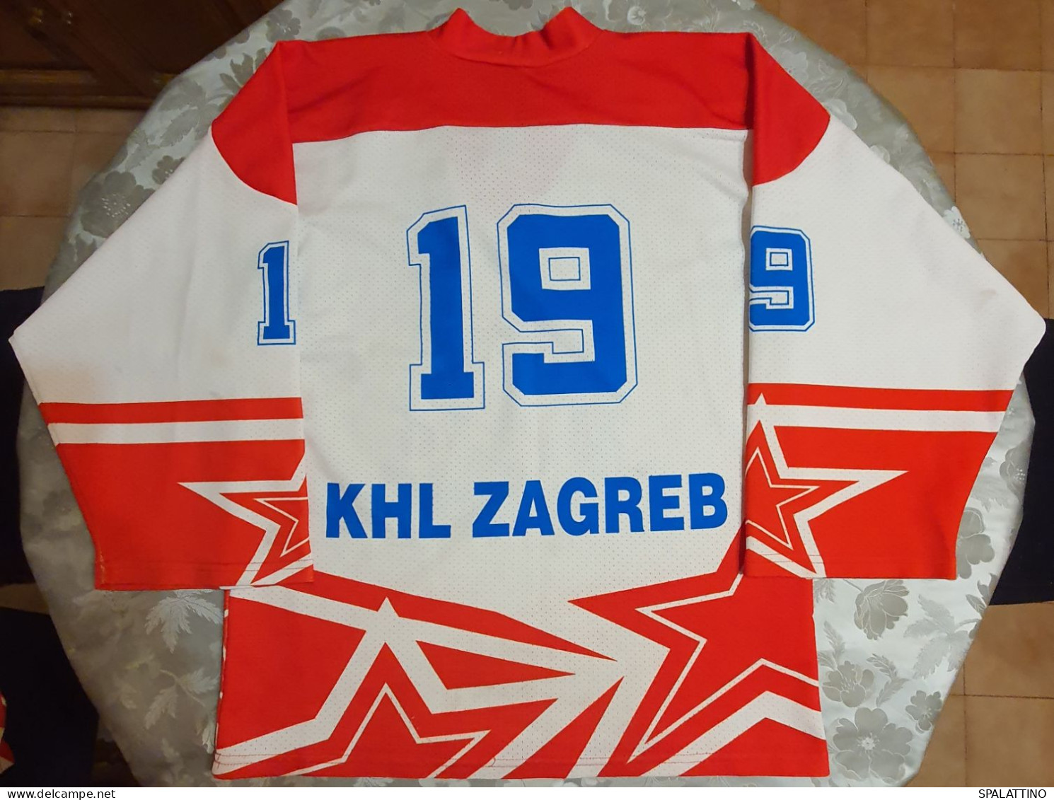 KHL ZAGREB, RARE VINTAGE MATCH WORN SHIRT 1987. ZAGI, UNIVERZIJADA - Bekleidung, Souvenirs Und Sonstige