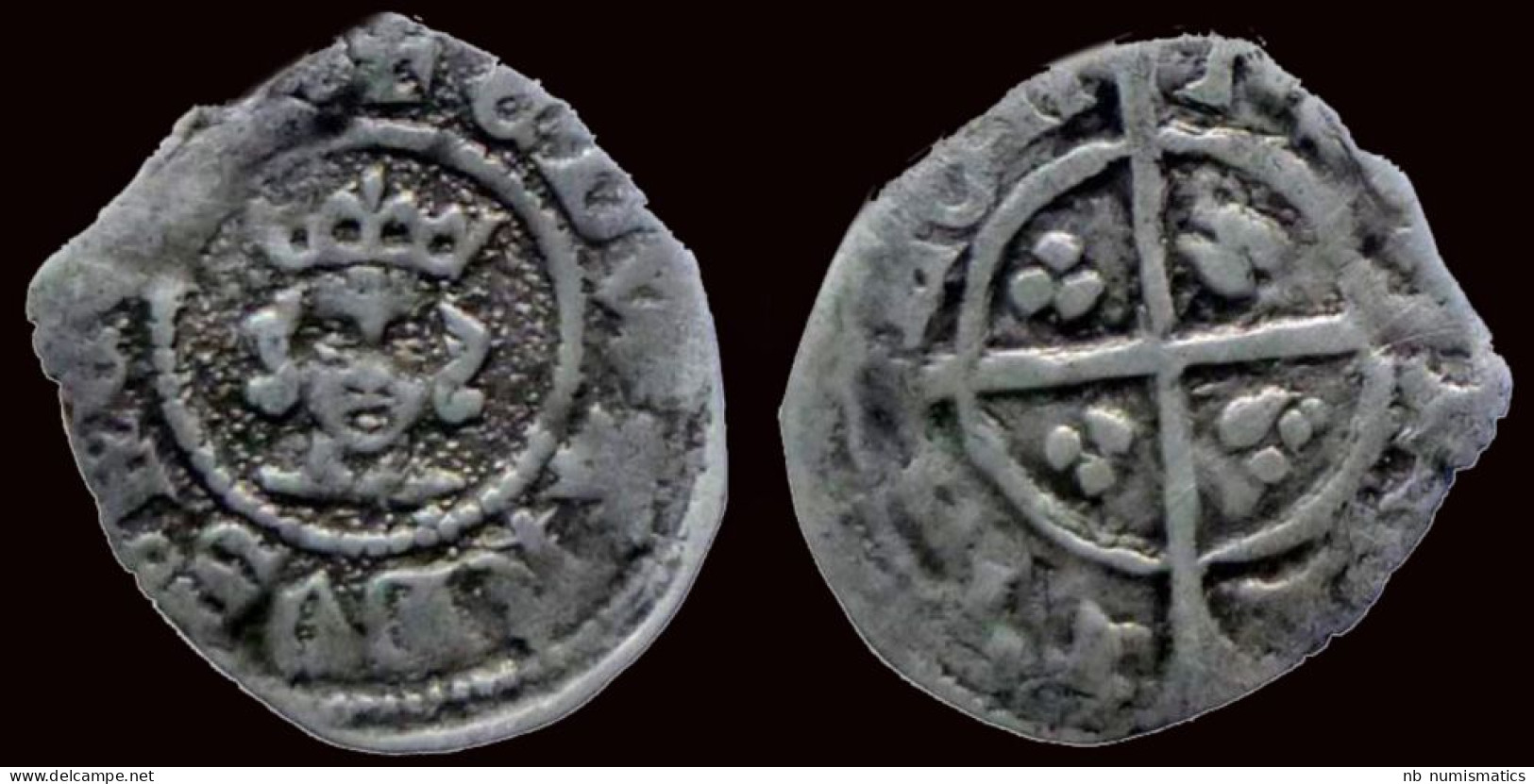 Great Britain Edward III AR 1/2 Penny - …-1066 : Celtic / Anglo-Saxon