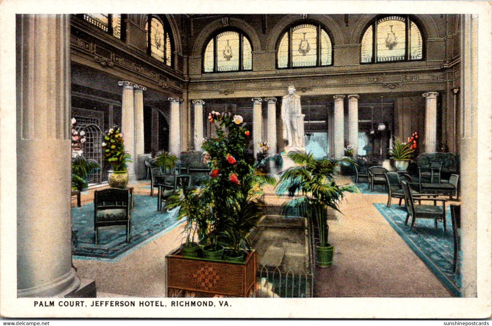 Virginia Richmond Jefferson Hotel Palm Court - Richmond