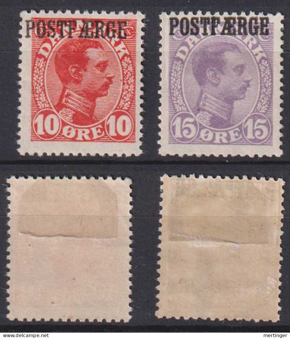 Dänemark Denmark Postfähre Mi# 1-2 * - Parcel Post