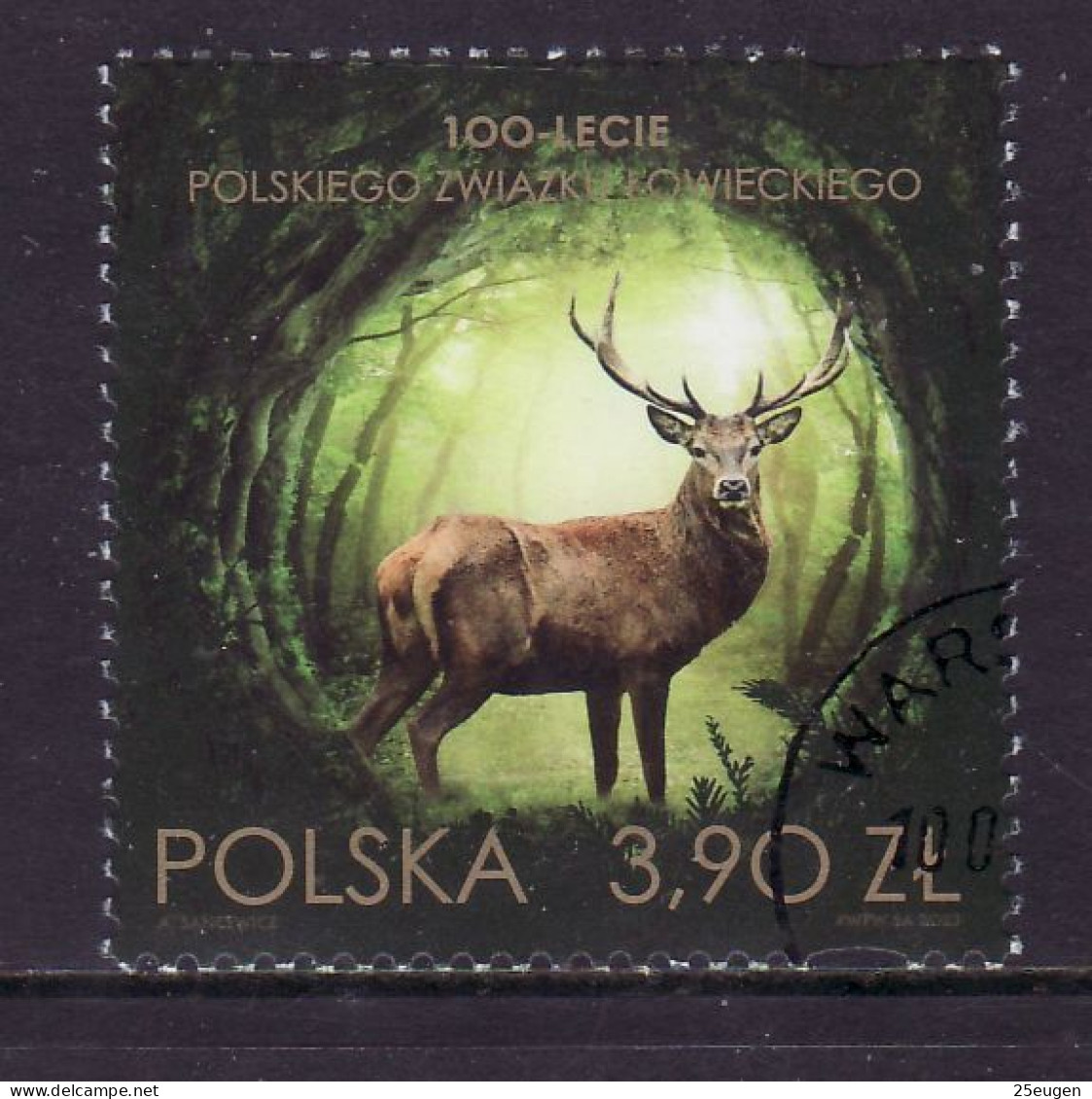 POLAND 2023  100th Anniversary Of The Polish Hunting Association Stamp USED - Oblitérés