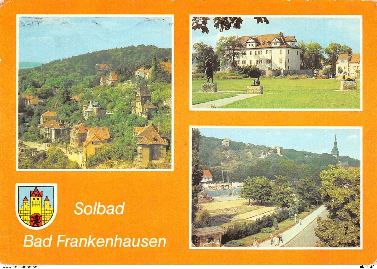 Bad Frankenhausen Kreisheimatmuseum Weinberg Soleschwimmbad Gelaufen 1988. - Bad Frankenhausen